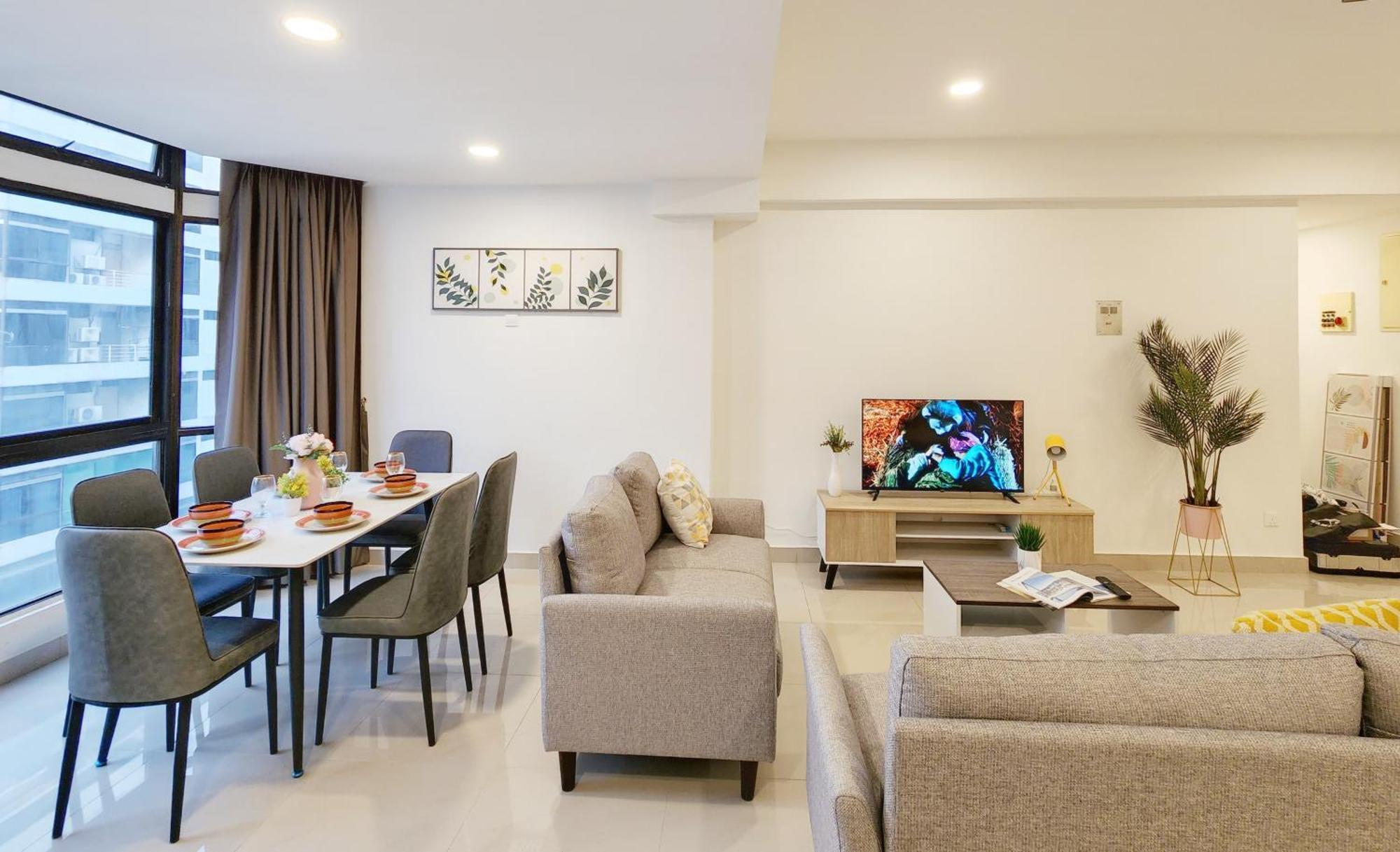 Pangsapuri 16pax Bukit Bintang Pavilion/fahrenheit/ Netflix *